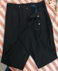 Classic Black High-Waisted Raymond Pants for women
