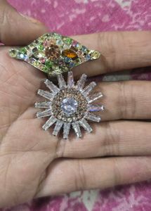 Sparkling Gemstone Rings Set