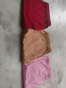 Comfortable Cotton Leggings - Pack of 3