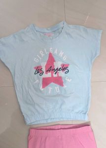 Cute Baby Girl T-Shirt and Leggings Set