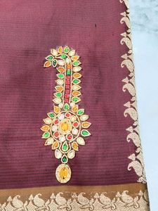 pure Kanchi pattu saree