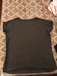 grey tee with sequins