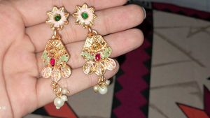 Exquisite Ethnic Necklace and Earring Set