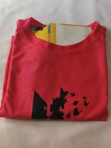 BTS Graphic Print Rose short T-Shirt