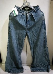 Wide Leg Denim Jeans