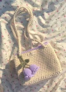 Crochet Coastal Shoulder Bag