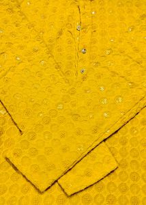 ETHNIC YELLOW KURTA