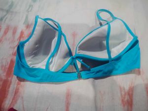 Bright Blue Bikini Top