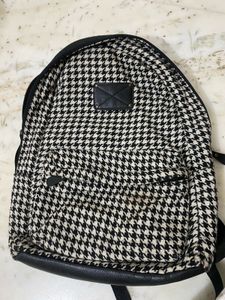 Houndstooth Backpack & Sling Bag