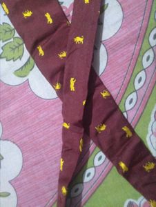 Burgundy Patterned Tie