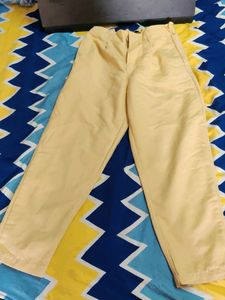 Toyko Talkies Yellow/ Beige High Waisted Regular F