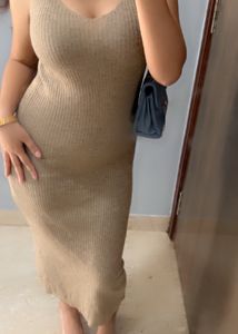 Nude Long Dress