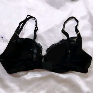 Black Lace Bra