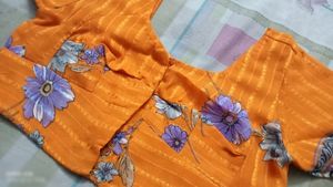 Chiffon Saree With Blouse