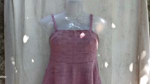 Chic Pink A-Line Mini Dress