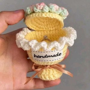 Handmade Crochet Ring Box