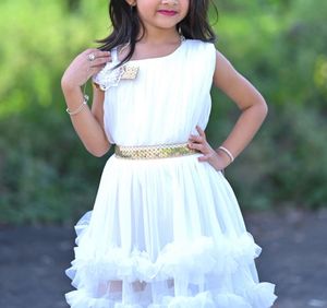 White Party Dress for Girls
