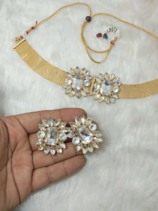 multi designer antic  lock silk handmade niack ear