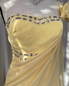 Pale Yellow Formal Gown