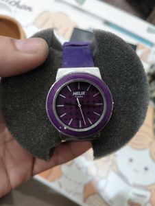 Helix Timex Purple Watch