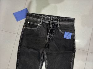 Men's Charcoal Wash Slim Fit Jeans