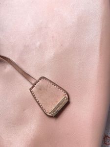 Stylish Tan Tote Bag with Studs