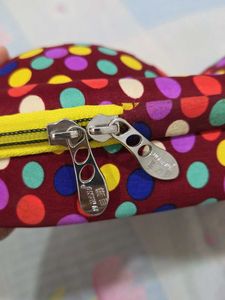 Vibrant Polka Dot Travel Bra Organizer