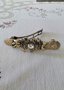 Vintage Inspired Gemstone Hair Clip