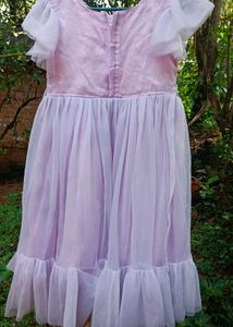Beautiful Lilac dress with Pearl Belt