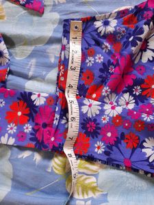 Tokyo Talkies violet Floral Halter Neck Top 🎀 Tie
