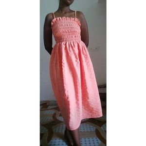 Peach Colour Dress