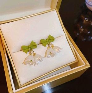 Cute Lily of the Valley Bow Earrings