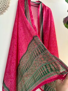 Bell sleeves Floral Sharara Set with short kurti