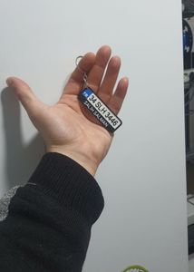 Personalized License Plate Keychain