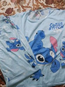 Cute Stitch Pajama Set