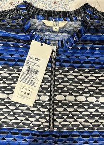 Completely New Patterned Long Sleeve Top