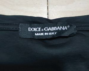 DOLCE &amp; GABBANA Womens T-Shirt Top Black Size M
