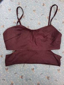 Party wear Cutout Crop Top