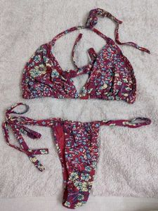 Floral Print Bikini Set