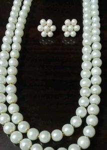 Double Layer Pearl necklace