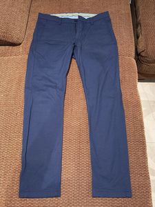 Men's Blue Casual Chinos 32 inches