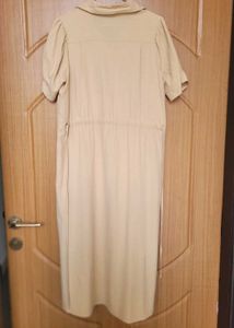 Casual Button-Up Midi Dress