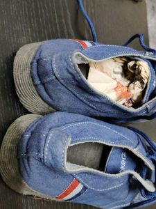 Blue Denim Casual Shoes