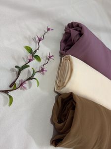 Set of 3 Elegant Hijabs
