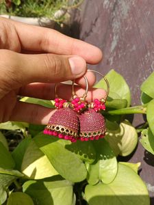 Beautiful Dangle Earrings 🩷🎋