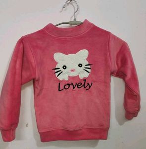 Cute Pink 'Lovely' Sweatshirt