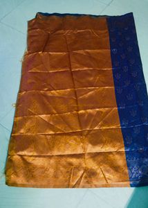 Navy Blue Colour Banarasi Silk Gadwal Design Saree