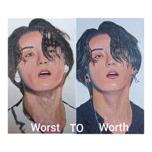 Jungkook Portrait Painting