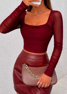 Beautiful Sleeve Maroon Top👈🏻♥️