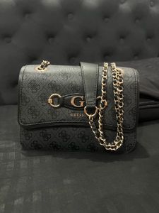 Guess Monogram Crossbody Bag